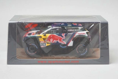 1:43 SPARK S5622 Peugeot 3008 DKR Maxi-Winner Dakar 2018 #303