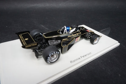 LOT-SPK-77BRA SPARK 1:43 Lotus 77 R. Peterson Brazilian GP 1976 #5 JPS  Plannex Special Order