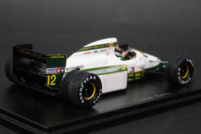 1:43 SPARK S1786 Team Lotus 102B San Marino GP 6th 1991 #12 J.Bailey