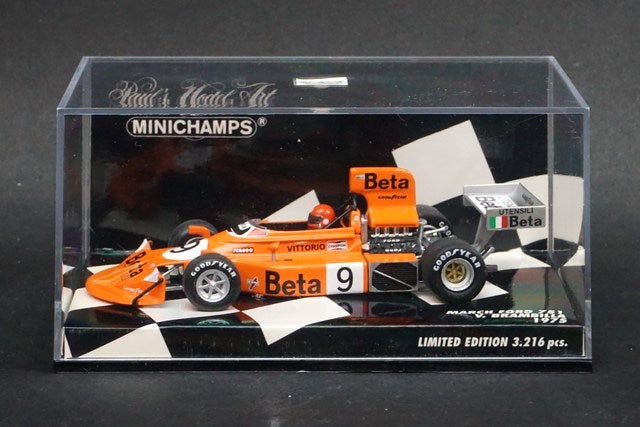 1:43 MINICHAMPS 430750009 March Ford 751 Austrian GP 1975 Winner #9 V.Brambilla