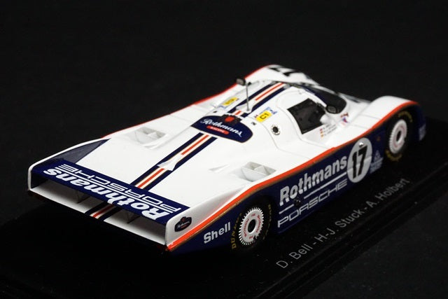 1:43 SPARK 43LM87 Porsche 962C Le Mans LM 1987 Winner #17 D.Bell-H.Stuck-A.Holbert