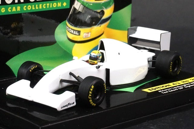 1:43 MINICHAMPS 540934399 McLaren Lamborghini MP4-8B A.Senna Test Car Estoril 1993 ASC No.23