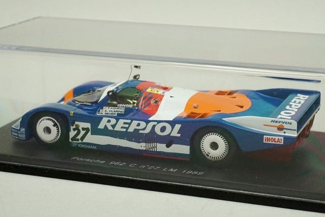 1:43 SPARK S1965 Porsche 962 C Le Mans 1989 #27 model car