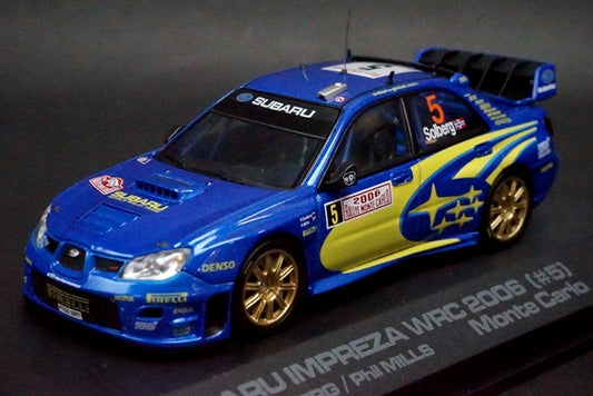 1:43 HPI 943 Subaru Impreza WRC Monte Carlo 2006 #5 model car