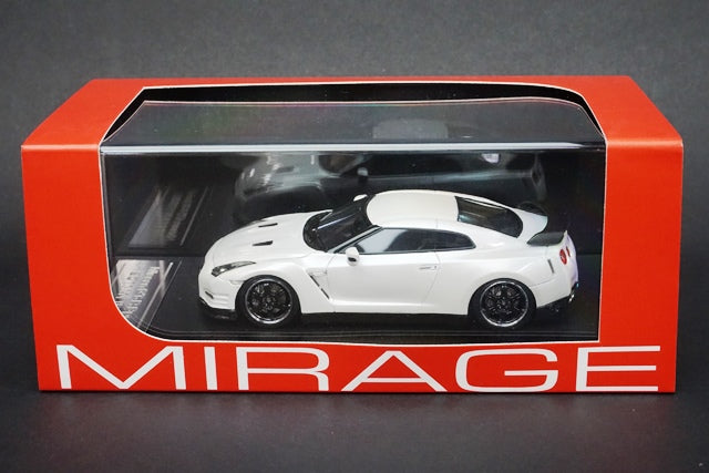 1:43 HPI 8313 MIRAGE Nissan GT-R SpecV 2011MY R35 Brilliant White Pearl