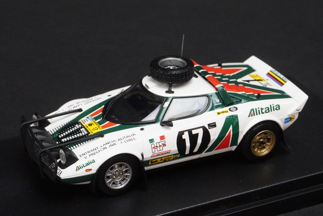 1:43 HPI 8296 Mirage Lancia Stratos HF Safari 1976 #17 Official Website Limited