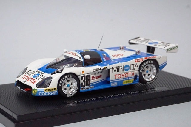 1:43 EBBRO 43685 Minolta TOM'S Toyota 88C Le Mans 1988 #36