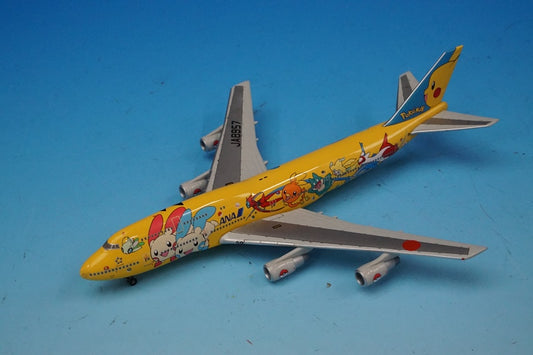 1:400 B747-400 ANA Pokemon Pikachu Jumbo JA8957 NH40010 ANA airplane model