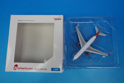 1:500 A330-200 Air Berlin D-ALPJ 517393 Herpa airplane model