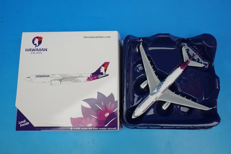 1:400 A330-200 Hawaiian Airlines New Paint N380HA GJHAL1787 Gemini airplane model