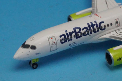 1:400 A220-300 AirBaltic Latvia New paint 100th A220 YL-AAU 562751 Herpa