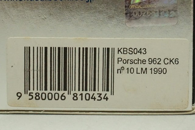 1:43 SPARK KBS043 Porsche 962 CK6 Le Mans 1990 #10