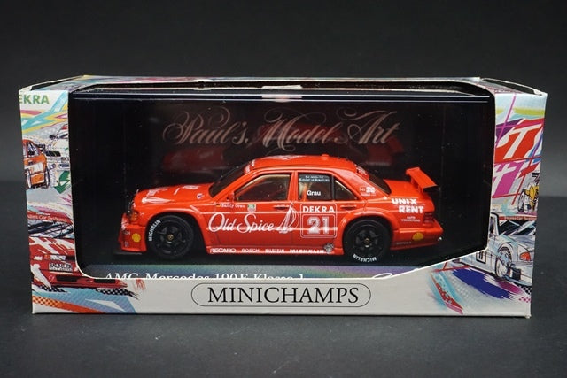 1:43 MINICHAMPS 430943221 Mercedes 190E KIasse 1 DTM AMG Junior Team 1994 #21 S.Grau