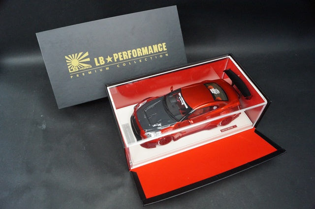 LB35-V2-007 LB PERFORMANCE 1:18 Nissan LB R35 V2.0 Chrome Red