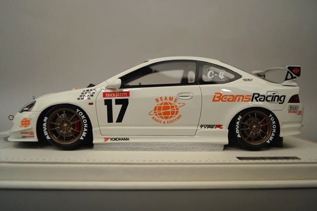 19C01-01 onemodel 1:18 Honda Integra Type R DC5 Beams Racing Special Package