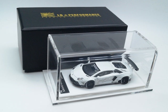 LB700-002 LB PERFORMANCE 1:64 LIBERTY WALK LB-WORKS Aventador White