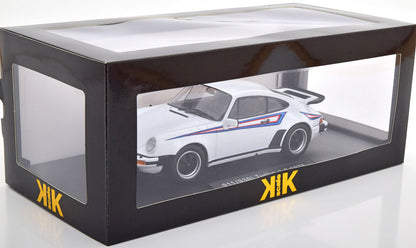 KKDC180572 KK scale 1:18 Porsche 911 930 3.0 Turbo 1976 White MARTINI