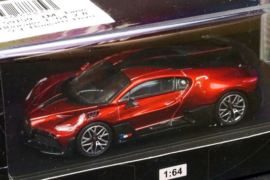 18-59159 TM Time Micro x Bburago 1:64 Bugatti Divo Red model car