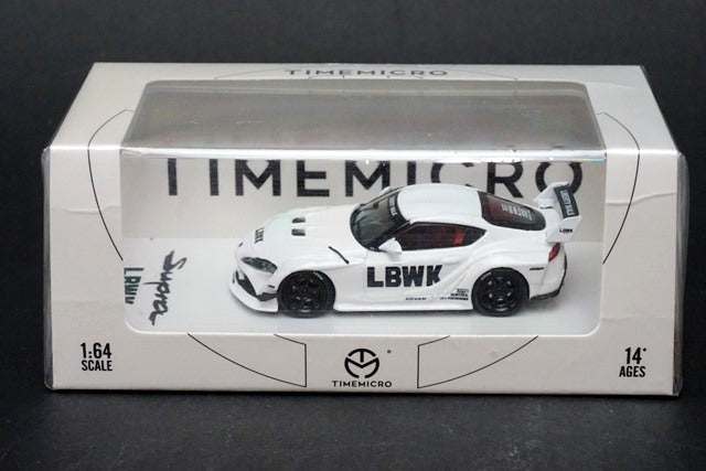 TM Time Micro 1:64 LB Toyota Supra A90 White model car