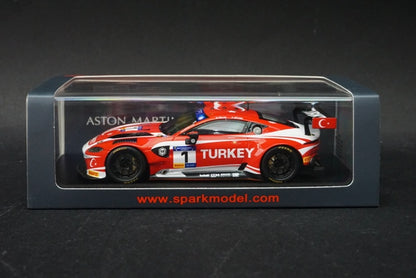 1:43 SPARK S6317 Aston Martin Vantage GT3 FIA GT Cup Vallelunga 2019 #1