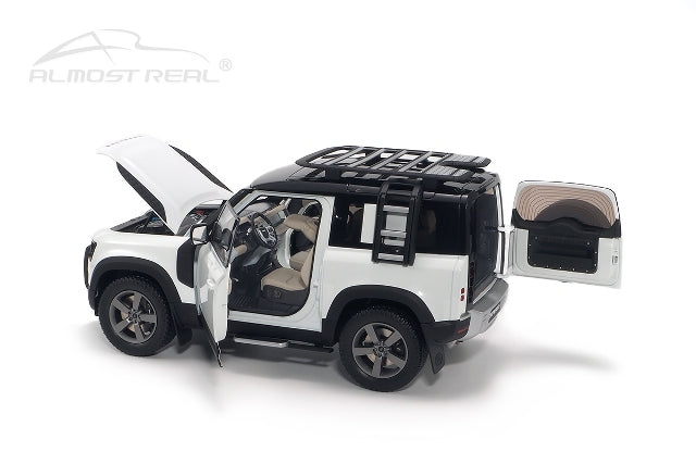 AL810707 Almost Real 1:18 Land Rover Defender 90 2020 Fuji White model car