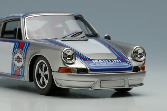 VM009R MakeUp VISION 1:43 Porsche 911 Carrera RS 2.7 1973 Silver/MARTINI