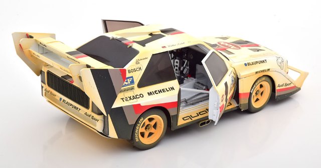 CMR190 CMR 1:18 Audi Sport Quattro S1 Winner Pikes Peak 1987 Dirt Look Version Roehrl