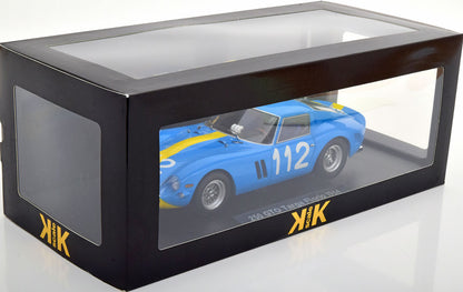 KKDC180733 KK scale 1:18 Ferrari 250 GTO 1964 No.112 Targa Florio Light Blue/Yellow