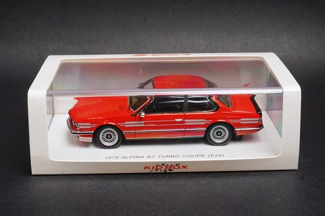 1:43 SPARK SKB43001 KID BOX 1979 ALPINA B7 TURBO COUPE E24 1979 RED model car