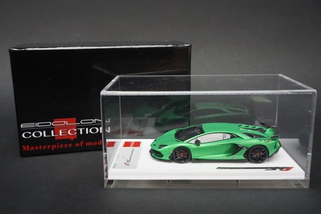 1:43 MakeUp EIDOLON EM438A Lamborghini Aventador SVJ 2018 Leirion wheel Green