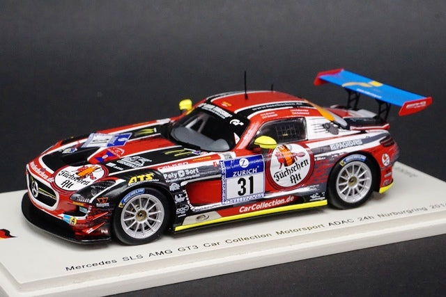 1:43 SPARK SG157 Mercedes SLS AMG GT3 ADAC 24h Nurburgring 2014 #31