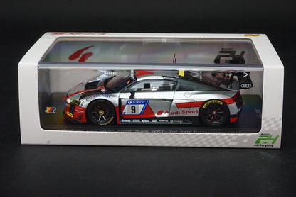 1:43 SPARK SG299 Audi R8 LMS Audi Sport Team WRT Nurburgring 24h 2017 #9 model car