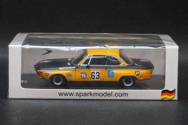 1:43 SPARK SG018 BMW CSL #63 Winner 300km Nurburgring 1970