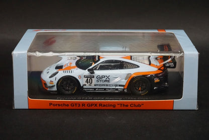 1:43 SPARK SP324 Porsche GT3 R GPX Racing 2020 #40 The Club GULF