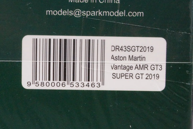 1:43 SPARK DR43SGT2019 Aston Martin Vantage AMR GT3 Super GT 2019 #7