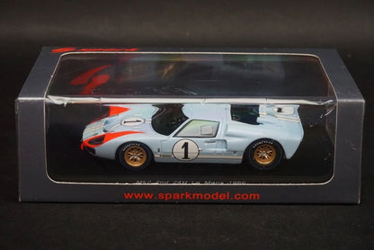 1:43 SPARK S4075 Ford GT40 Mk2 2nd Le Mans 24h 1966 #1