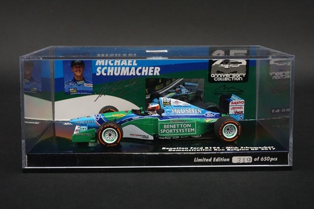 1:43 MINICHAMPS 517941705 Ford Benetton B194 M.Schumacher Belgian GP 2017