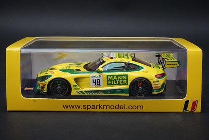 1:43 SPARK SB164 Mercedes AMG GT3 MANN-FILTER Team HTP Motorsport #48 24h SPA 2017