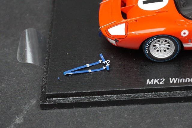 1:43 SPARK 43SE66 Ford GT MK2 Sebring 12h Winner 1966 #1 model car