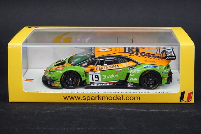 1:43 SPARK SB315 Lamborghini Huracan GT3 EVO GRT Grasser Racing Team SPA 24h 2019 #19