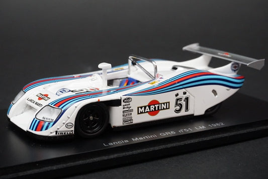 1:43 SPARK S0662 Lancia Martini GR6 1982 Le Mans 24h #51 model car