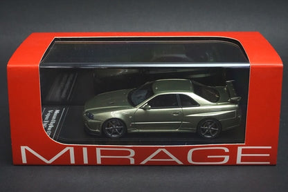 1:43 HPI 8367 MIRAGE Nissan Skyline GT-R V-spec II Nur R34 Millennium Jade