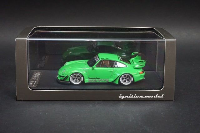 1:43 ignition model IG2170 RWB 993 Green model car