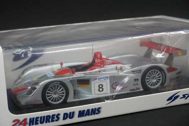 1:43 SPARK 43LM00 Audi R8 Audi Sport Team Joest Le Mans winner 2000 #8