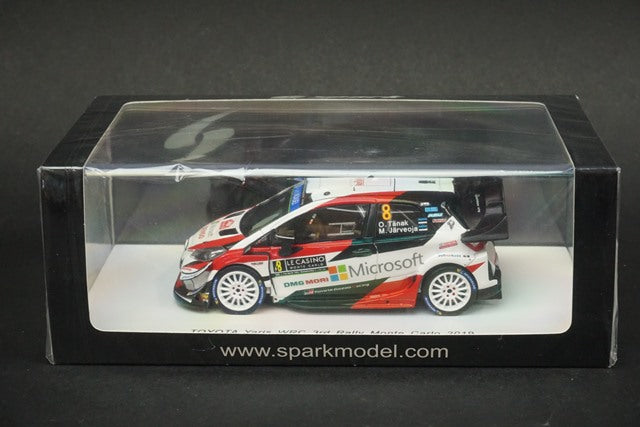 1:43 SPARK S5978 Toyota Yaris WRC Monte Carlo Rally 2019 #8