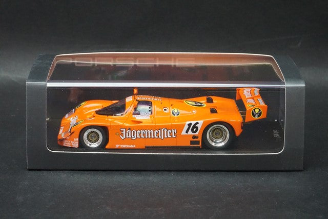 1:43 SPARK CAP04300211 Porsche Special Order Porsche 962 6.Platz Sportwagen WM Nurburgring 1989 #16 Jagermeister