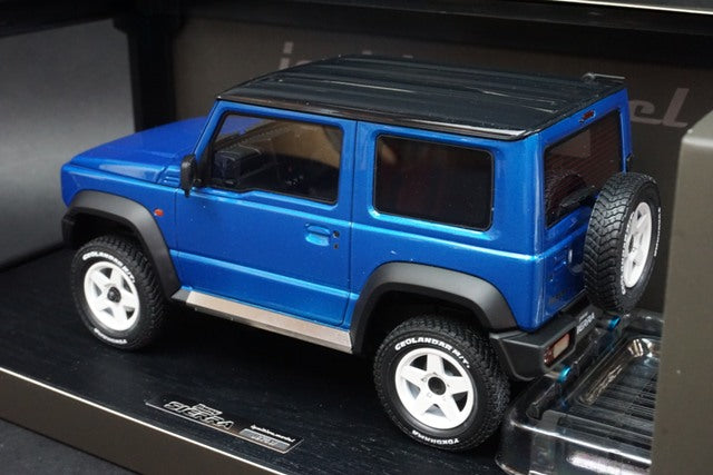 1:18 ignition model IG1706 SUZUKI Jimny SIERRA JC (JB74W) Brisk Blue Metallic/Black Lift Up