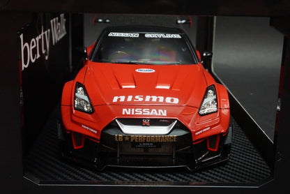 1:18 ignition model MC-IG2723 LB-Silhouette WORKS GT Nissan 35GT-RR Red / Black LBWK Original Package