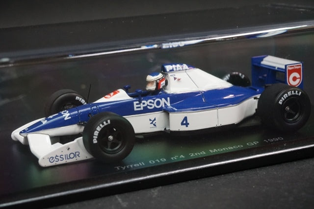1:43 Spark S1698 Tyrrell 019 2nd Monaco GP 1990 #4 J.Alesi