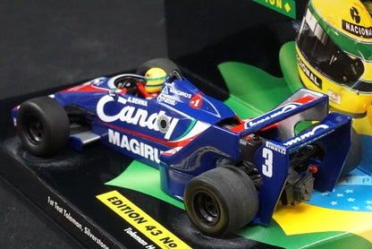 1:43 MINICHAMPS 540834335 Toleman Hart TG183B A.Senna Silverstone 1983 #35 ASC No.22